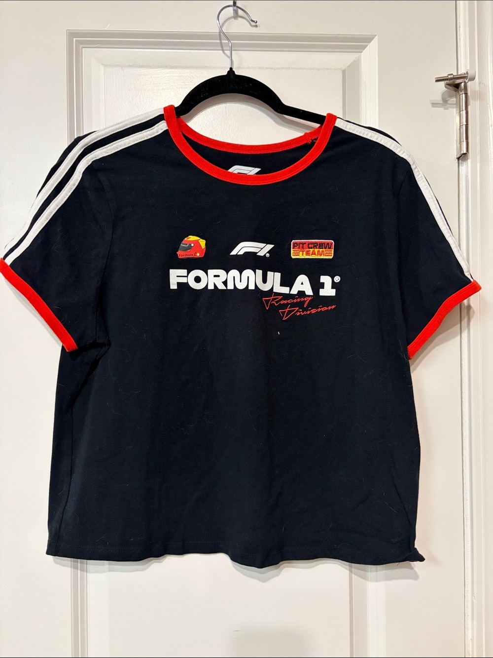 Women’s Formula 1 Black & Red Logo Tee